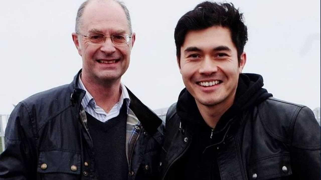 Henry Golding with his father, Clive Golding