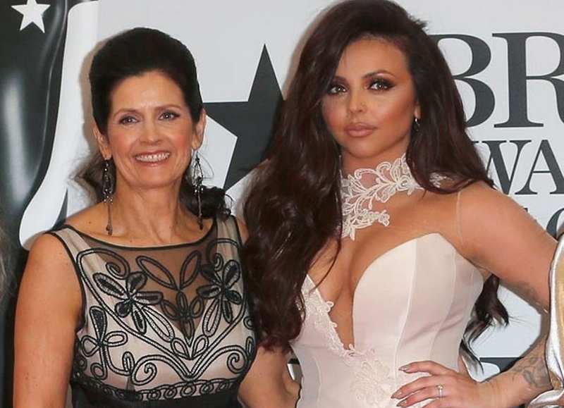 Jesy Nelson with her mother, Janice White