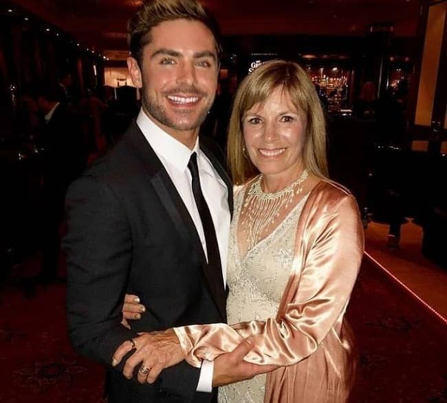 Zac Efron with his mother, Starla Baskett