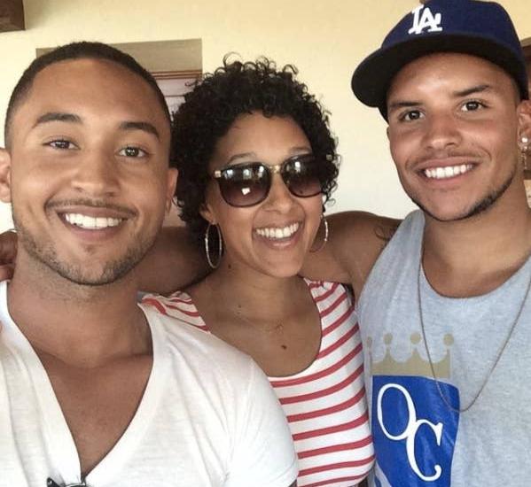 Tia Mowry with her brothers, Tahj and Tavior