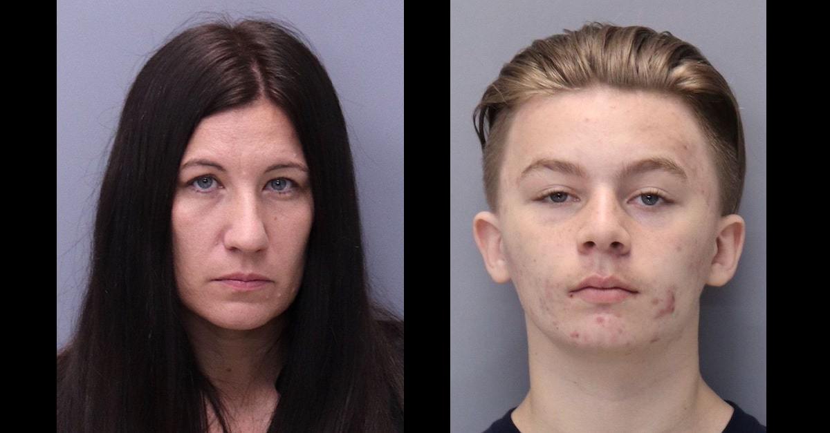 Image of Aiden Fucci with his mother, Crystal Smith