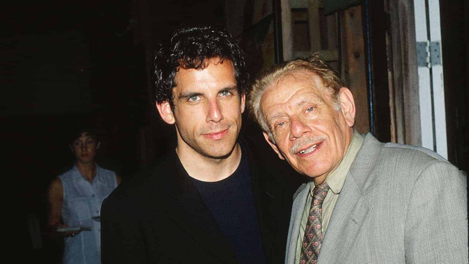 Image of Ben Stiller with his father, Jerry Stiller