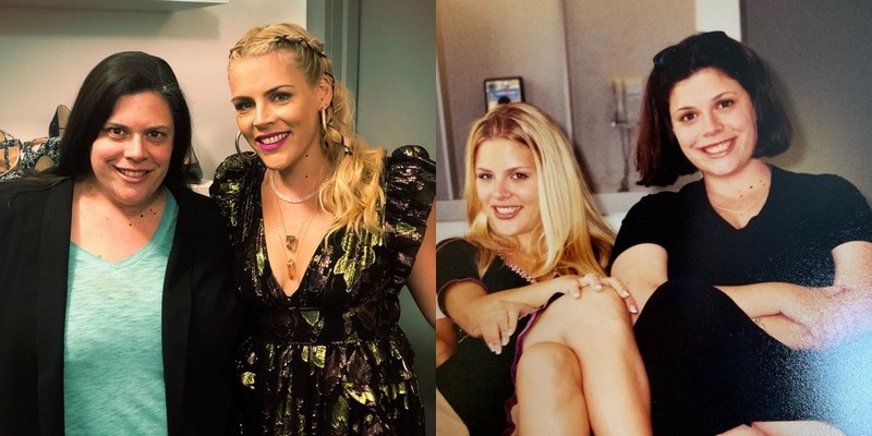 Image of Busy Philipps with her sister, Leigh Ann Philipps
