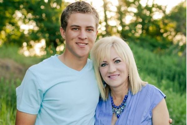 Image of Cameron Champ with his mother, Lisa Champ