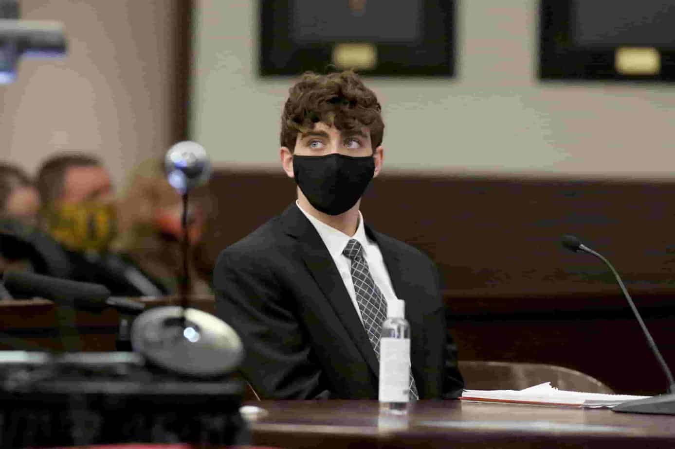 Image of Cameron Herrin during his court trial 