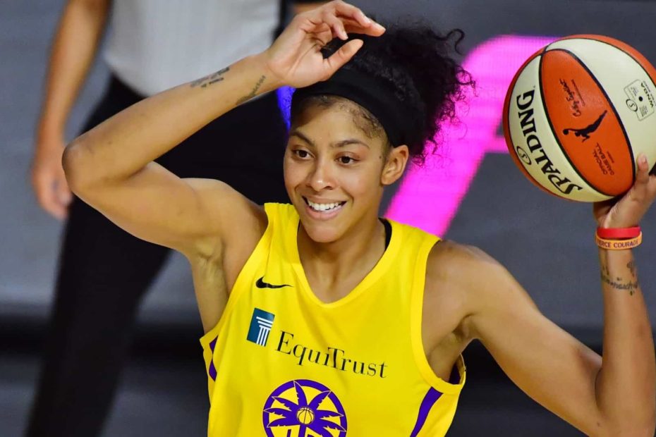 Image of Candice Parker is a WNBA star