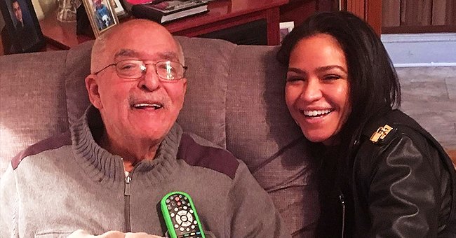 Image of Cassie Ventura with her Father 