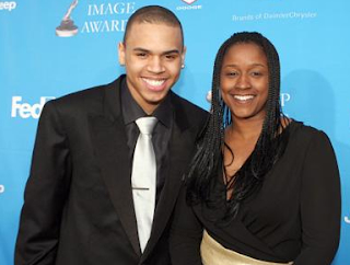 Image of Chris Brown with his sister Lytrell Bundy
