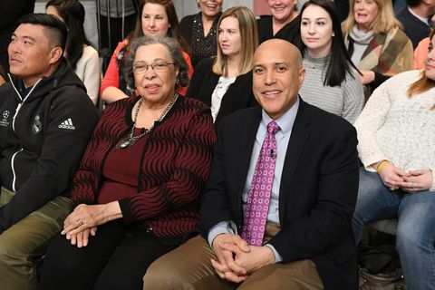 Image of Cory Booker with his mother, Carolyn Booker