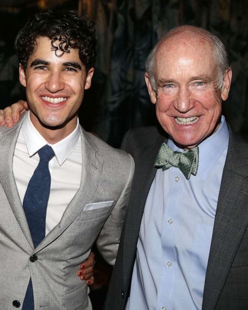 Image of Darren Criss with his father, Charles William Criss