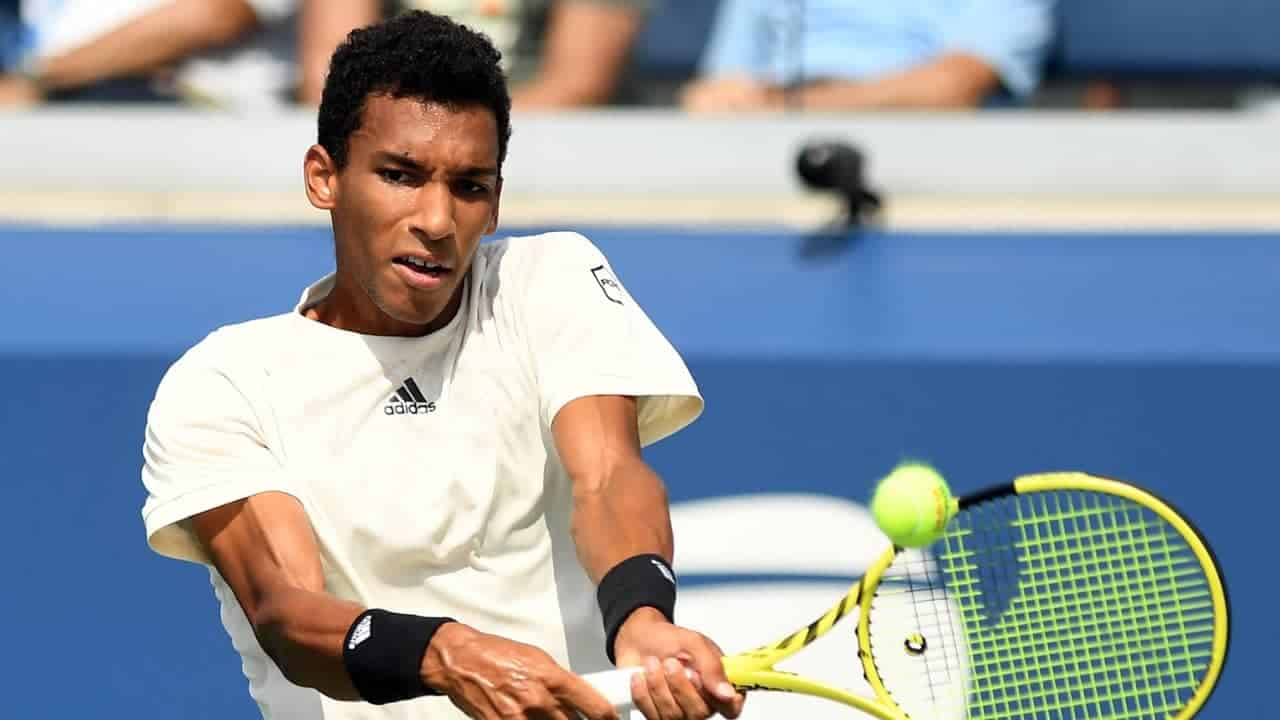 Image of Felix Auger Aliassime a canadian professional tennis player 