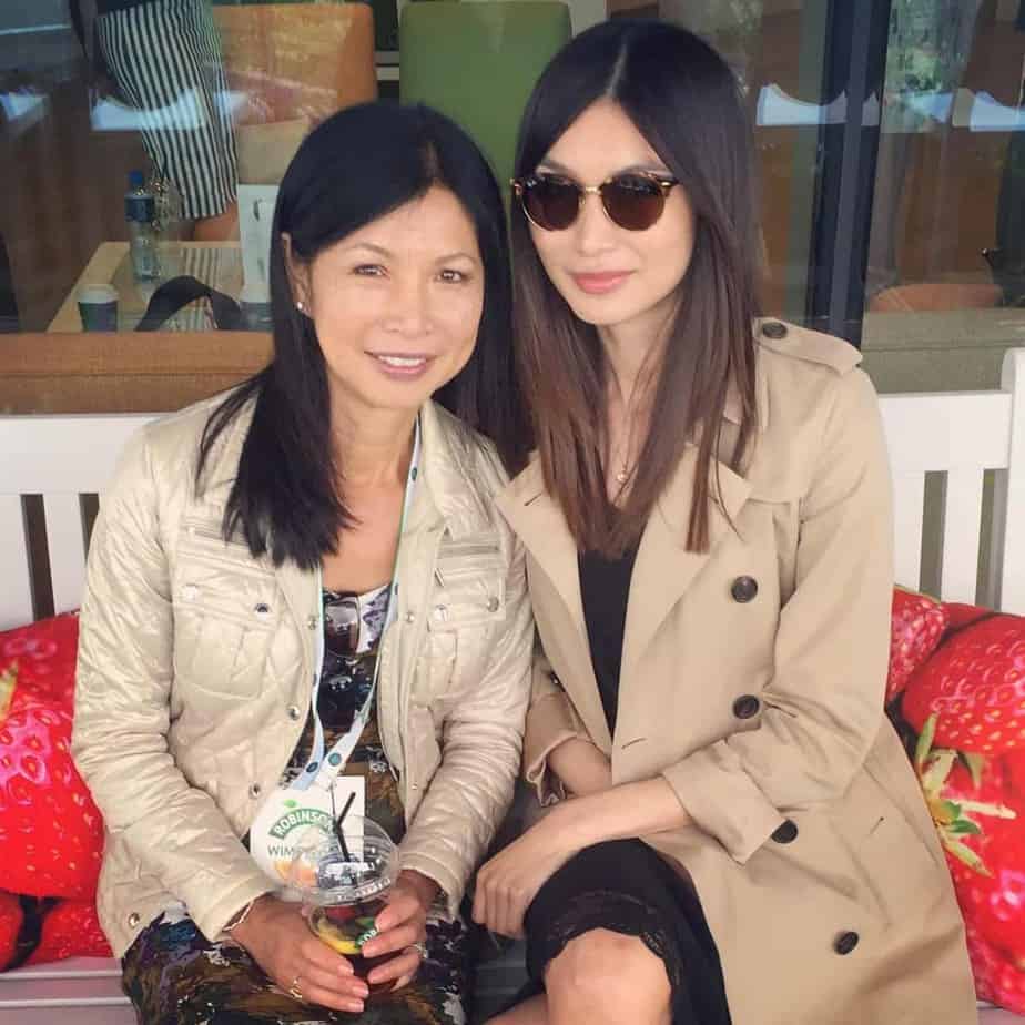Image of Gemma Chan with her mother