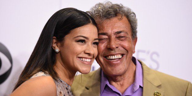 Image of Gina Rodriguez with her father, Gino Rodriguez