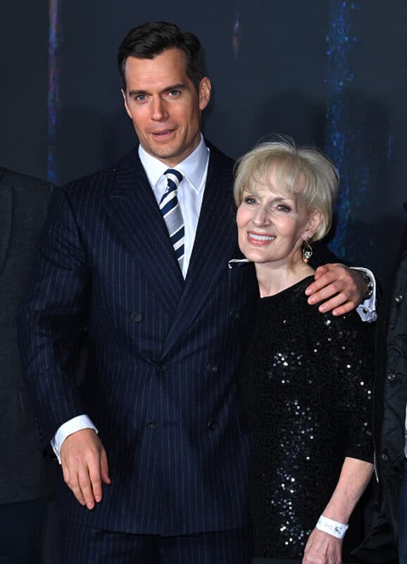 Image of Henry Cavill with his mother, Marianne Cavill