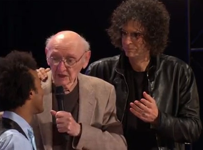 Howard stern with his father, Ben Stern