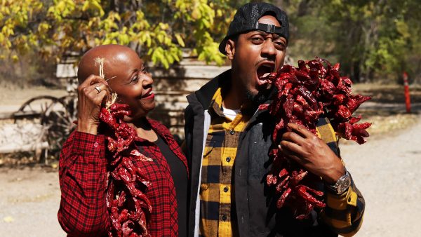 Image of Jaleel White with his mother, Gail White