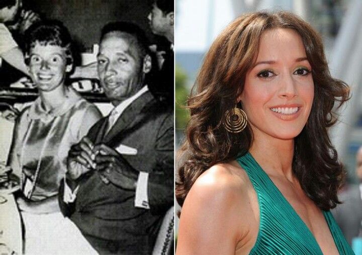 image of Jennifer Beals with her parents, Jeanne Anderson and Alfred Beals