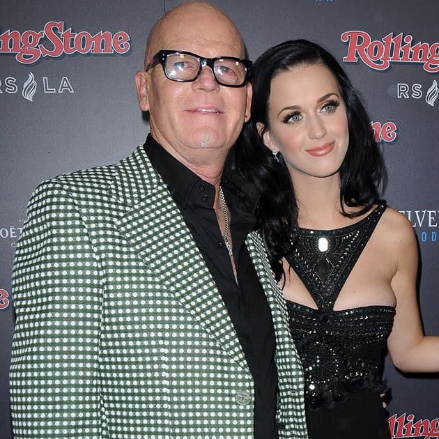 Image of Katy Perry with her father Keith Hudson