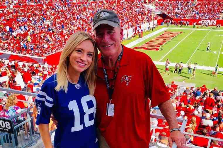 Kayleigh McEnany with her father, Michael McEnany