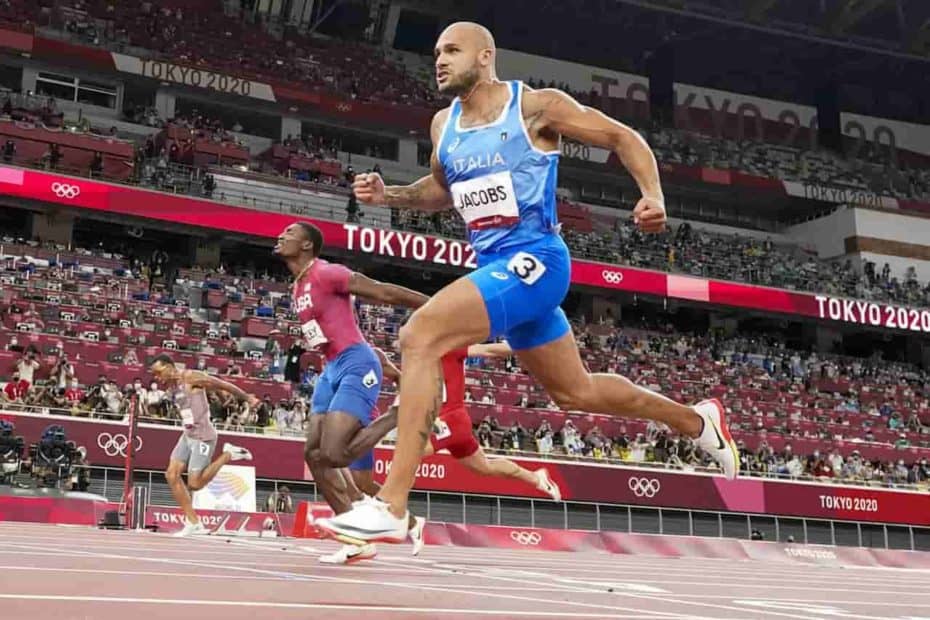 Image of Lamont Marcell Jacobs an Italian Sprinter and Long Jumper