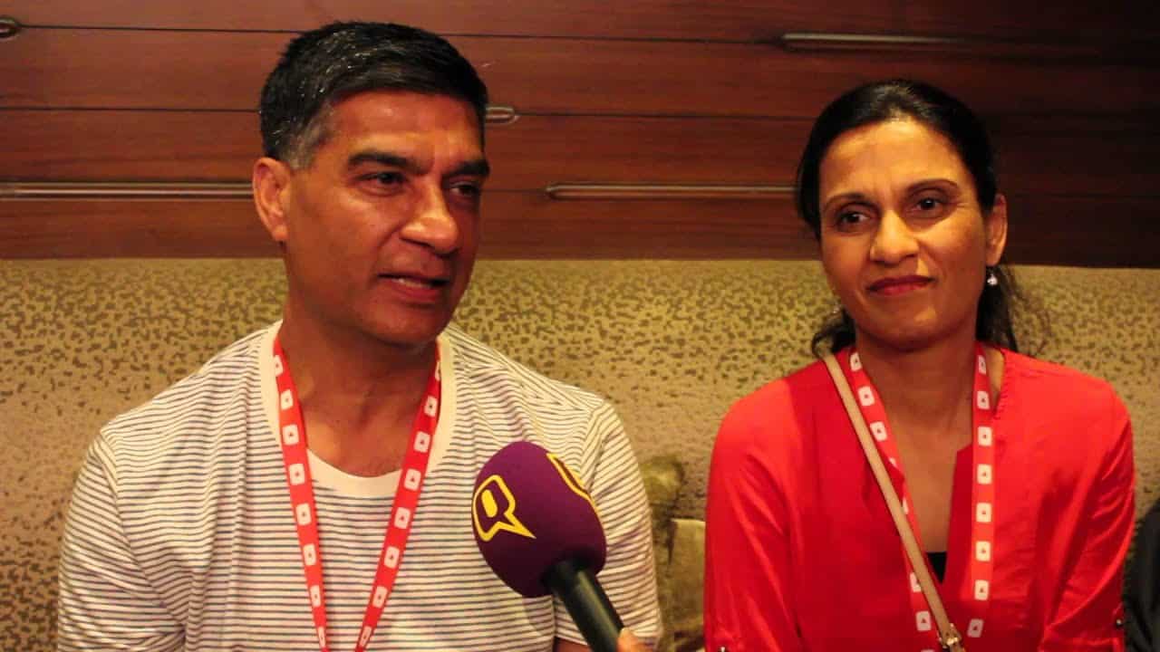 Image of Lilly Singh's mother with her father, Sukhwinder Singh
