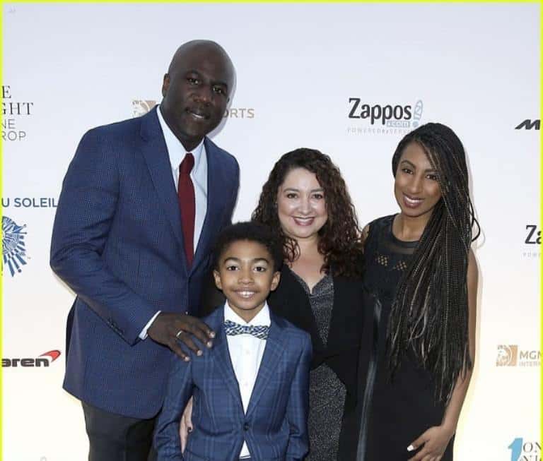 Image of Miles Brown with his family