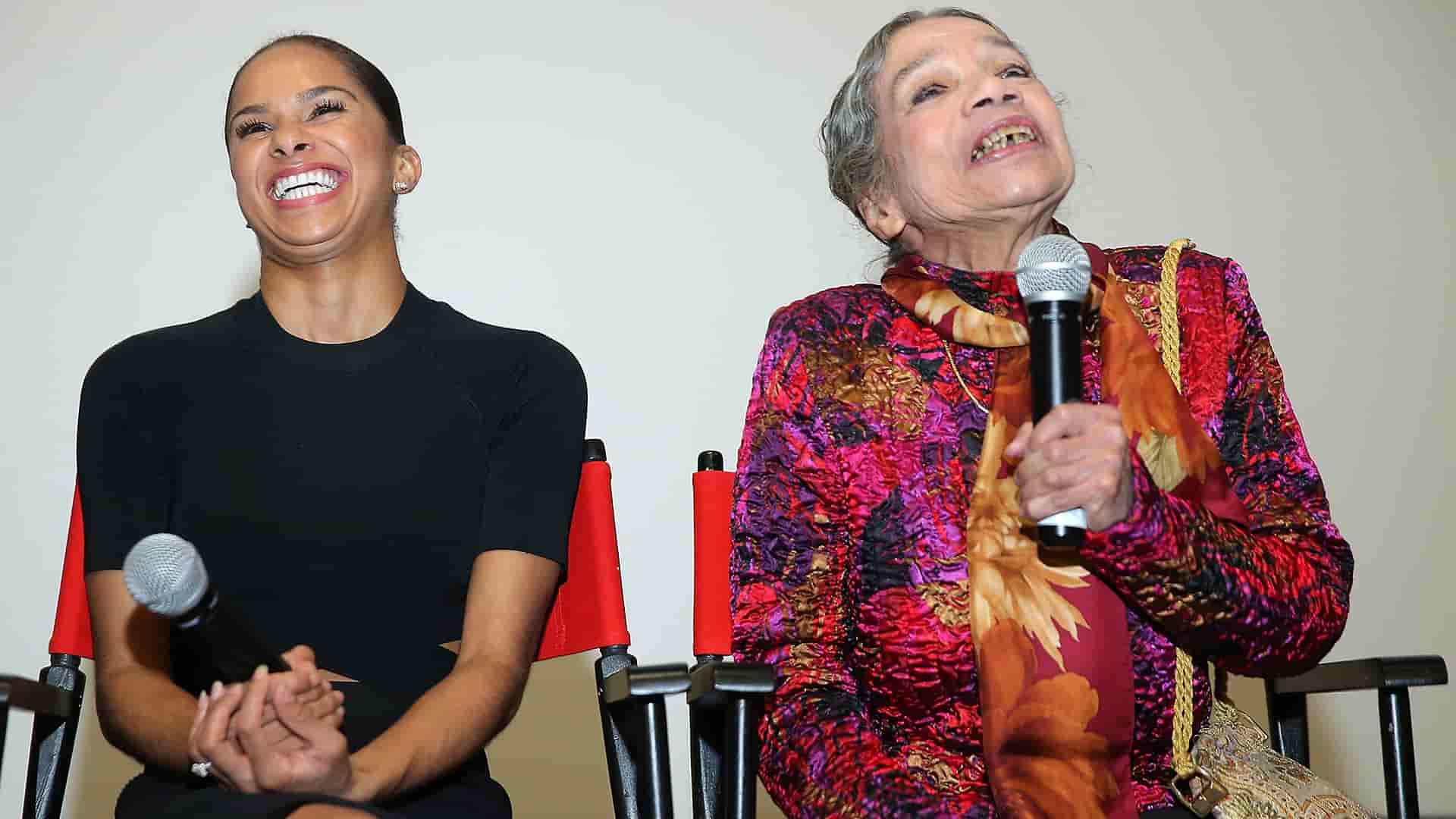 Image of Misty Copeland with her mother, Sylvia Dela Cerna