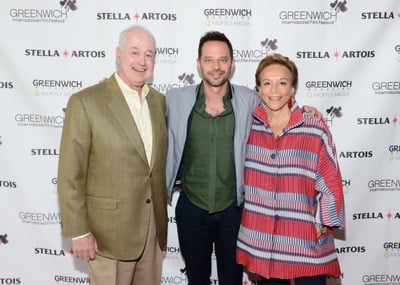 Image of Nick Kroll with his parents, Lynn and Jules Kroll