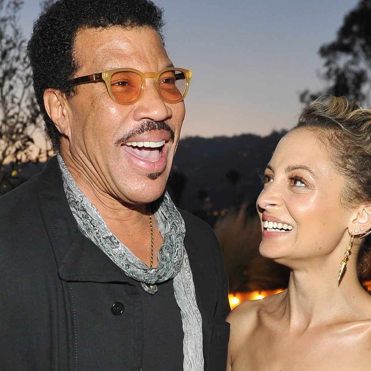 Image of Nicole Richie with her father, Peter Michael Ecovedo
