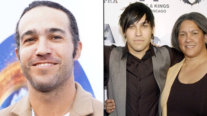 Image of Pete Wentz with his mother, Dale Wentz