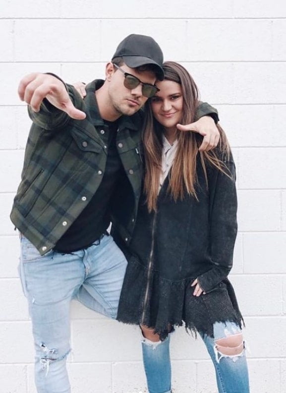 Image of Taylor Lautner with his sister, Makena Lautner-Moore