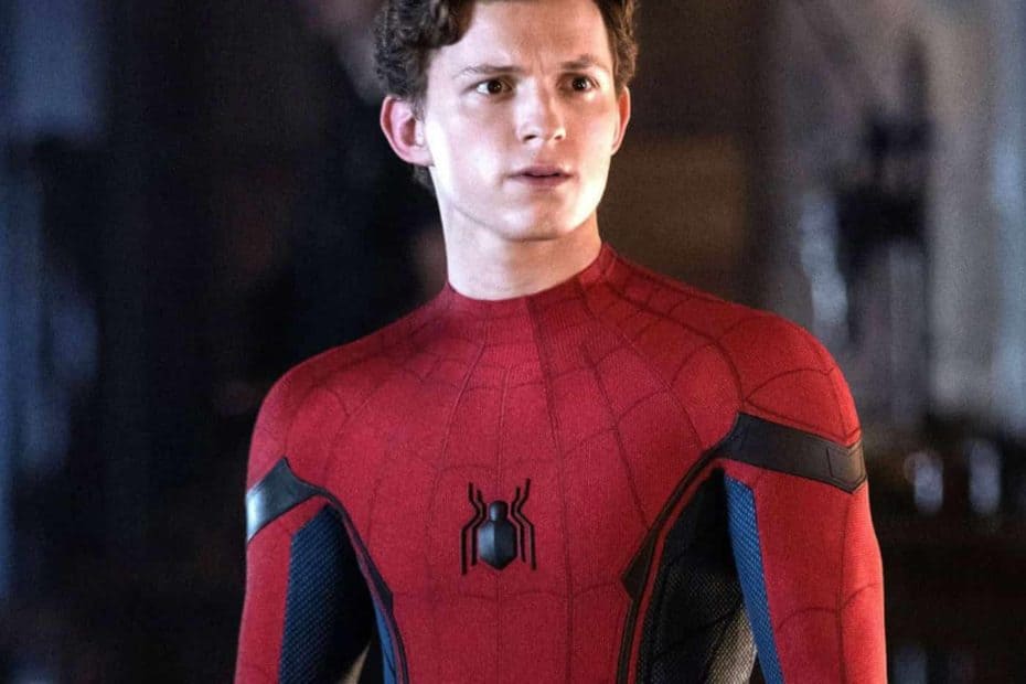Image of Tom Holland an British actor and played the role spiderman