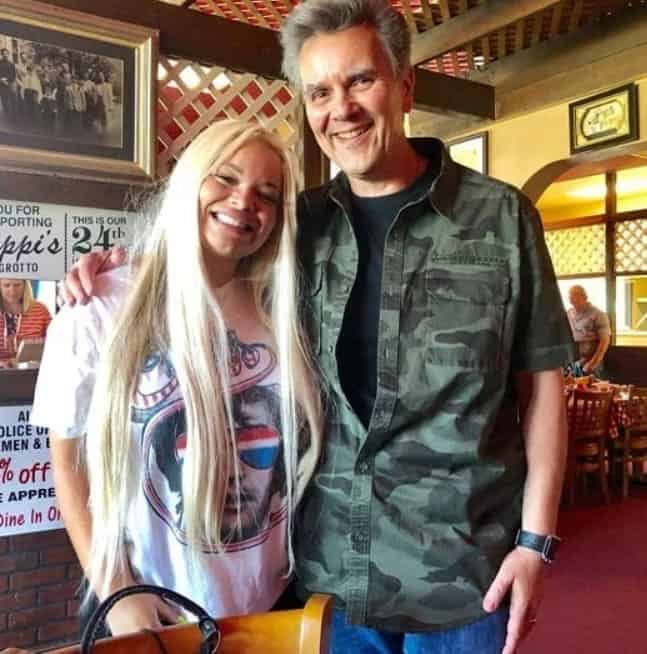 Image of Trisha Paytas with her father, Frank Paytas