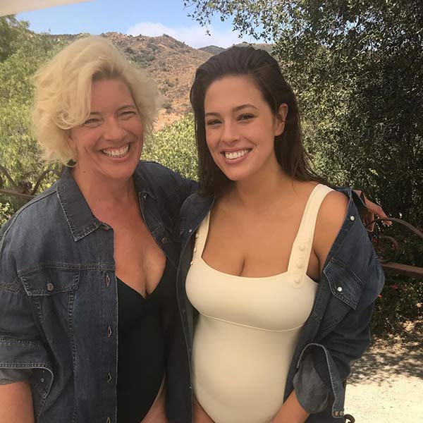 Image of Ashley Graham with her mother, Linda Graham