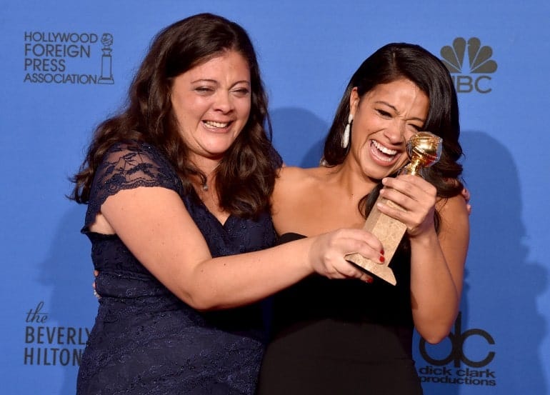 Image of Gina Rodriguez with her sister, Ivelisse Rodriguez Simon