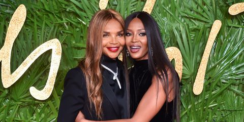 Image of Naomi Campbell with her mother, Valerie Morris
