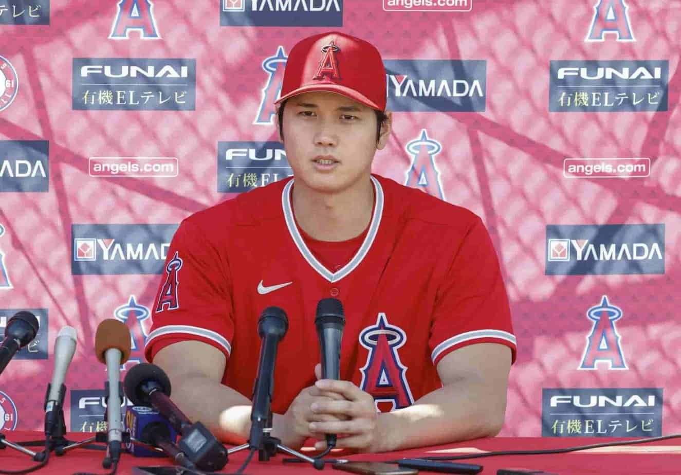 Image of Shohei Ohtani a designated Hitter for the Los Angeles Angels 