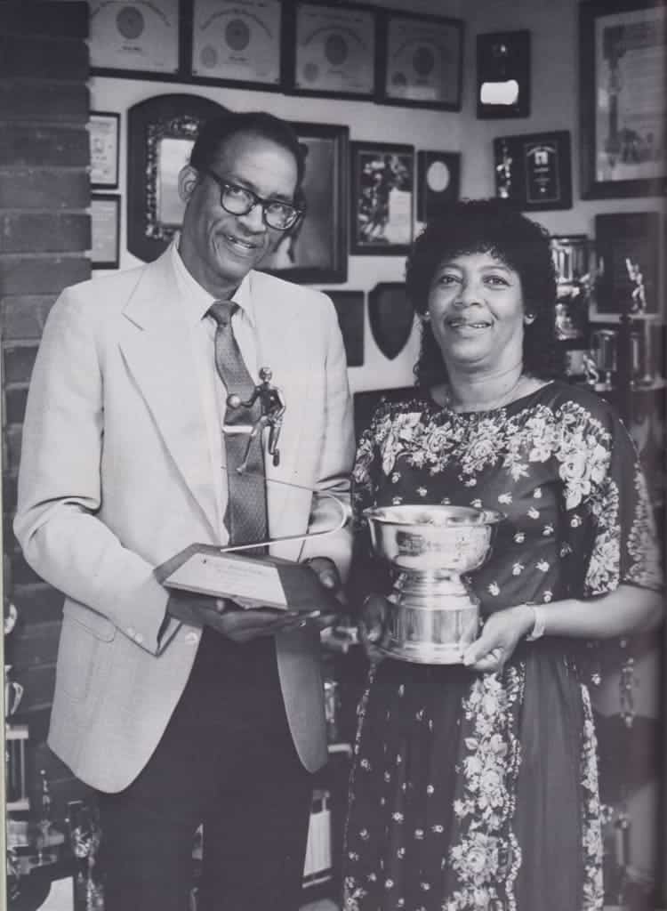 Image of Reggie Miller's parents, Saul and Carrie Miller