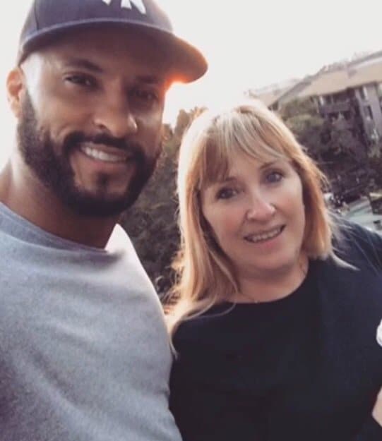 Image of Ricky Whittle with his mother, Maggie Whittle