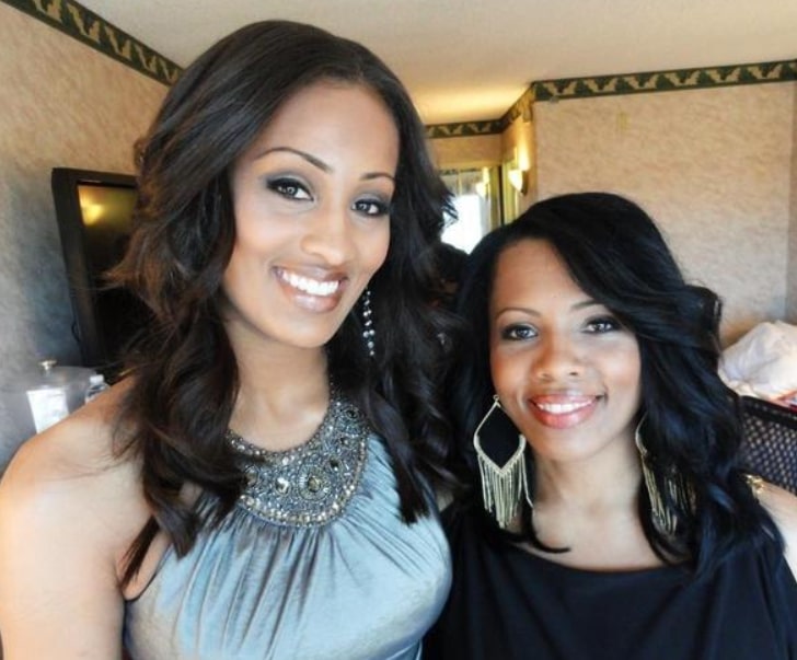 Image of Skylar Diggins Smith with her mother, Renee Scott