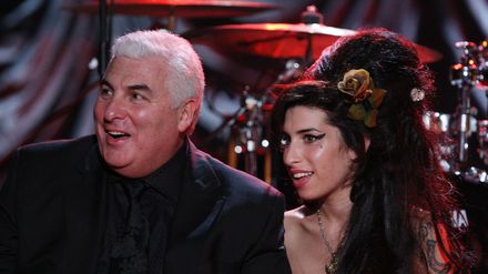 Image of Amy Winehouse with her father, Mitchell Winehouse