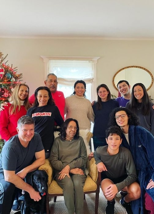 Image of Christen Press with her family