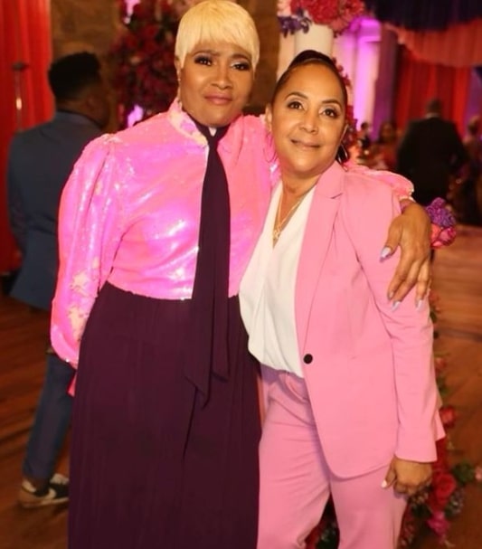 Image of Da Brats' mother, Nadine Brewer with her cousin, Dee
