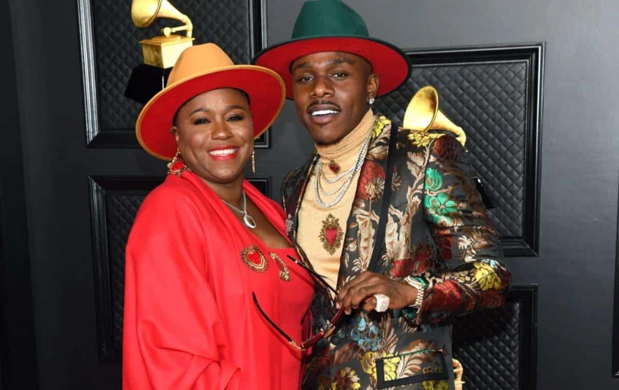 Image of DaBaby with his mother