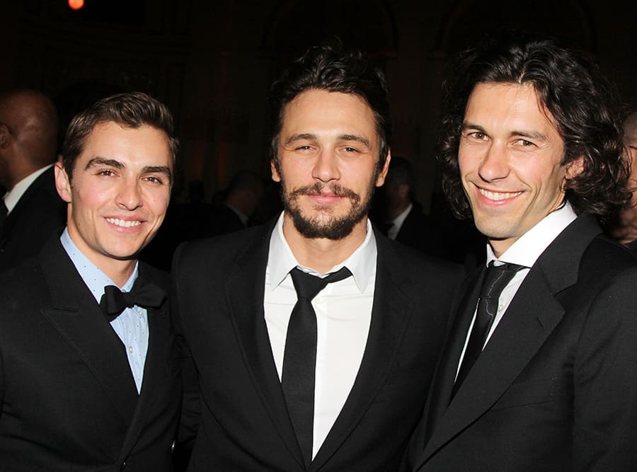 Image of James Franco with his brother, Thomas Andrew Franco and Dave John Franco