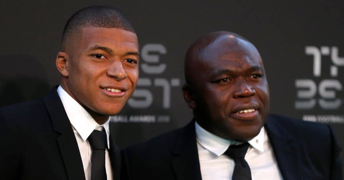 Image of Kylian Mbappé’s with his father, Wilfred Mbappé’s