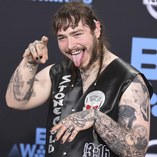 Image of Post Malone an American Rapper