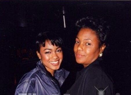 Image of Tatyana Ali with her mother, Sonia Ali