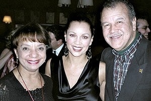 Image of Vanessa Williams with her parents, Helen and Milton Williams
